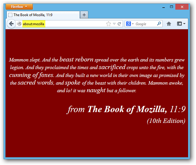 Book of Mozilla