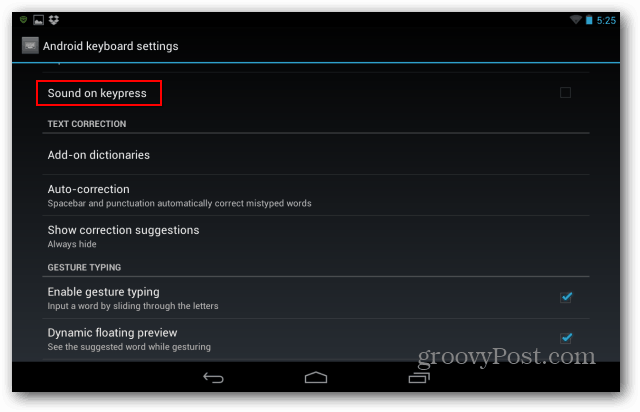 How To Turn Off Google Nexus 7 Keyboard Sounds - 38