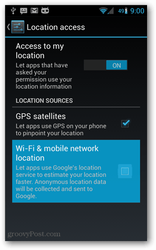 How to Turn Off Google Location Awareness on Android Mobile - 71