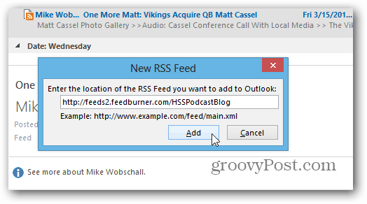 How To Import Your Google Reader Feeds to Outlook - 22