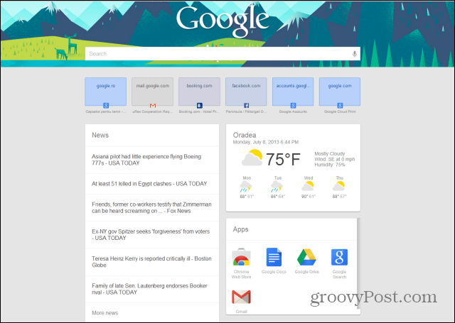 How To Get a Google Now like New Tab Page in Chrome - 66