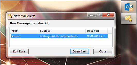 Set Customized Outlook Ringtones   Notifications for When a Contact Emails You - 18