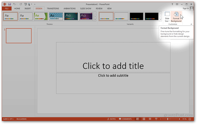 how to create your own presentation template