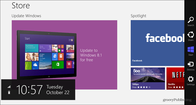 update to Windows 8.1