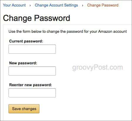 How to change your Amazon Password - 16