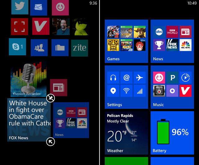 Nokia Lumia Windows Phone 8  Create Folders for Apps - 49