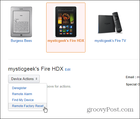 How to Reset the Kindle Fire HDX to Factory Settings - 86