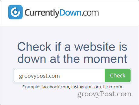Monitor the Status of a Website with CurrentlyDown - 56