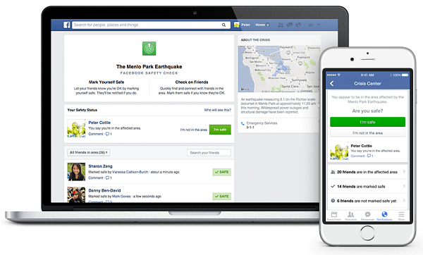 Facebook Adds Safety Check Tool for Natural Disasters - 53