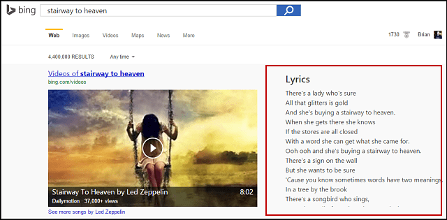Google Copies Bing  Adds Song Lyrics in Search Results - 27