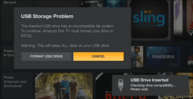 to USB Storage to Your Fire TV