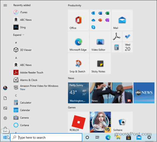 Remove Most Used Apps from the Windows 10 Start Menu