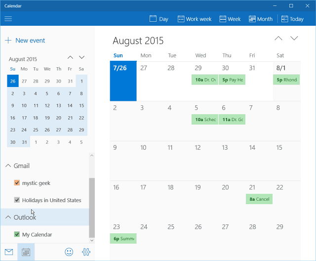 Add Gmail and Other Email to Windows 10 Mail & Calendar (Updated)