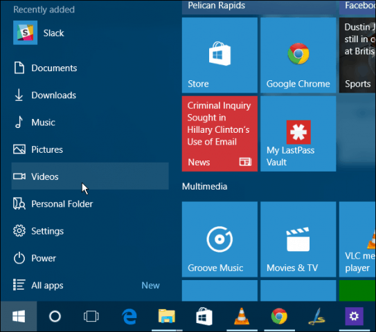 Add More Folder Locations to Windows 10 Start Menu - 11