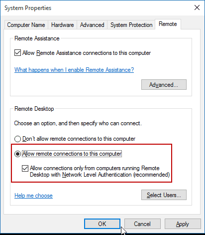 Enabling Remote Access In Windows Vista