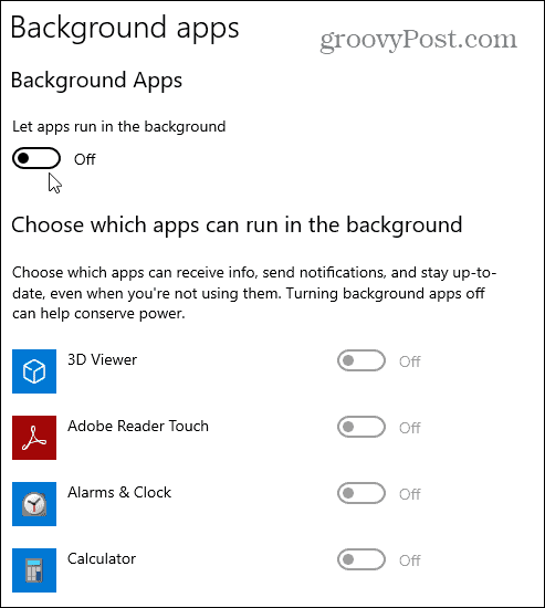 How to Stop Windows 10 Apps from Running in the Background - 83