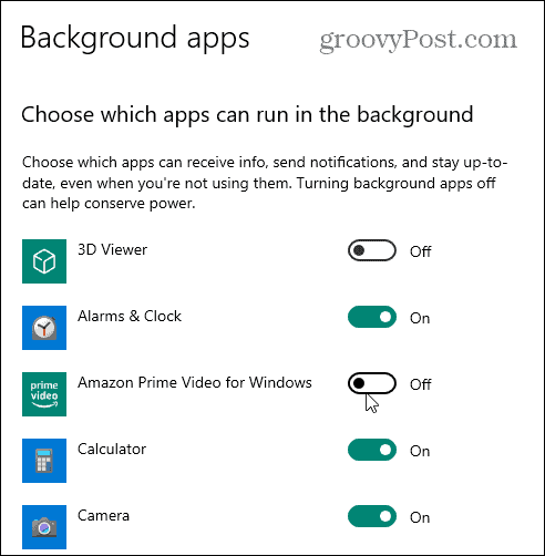 How to Stop Windows 10 Apps from Running in the Background