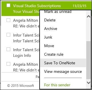 How to Save Outlook com Emails to Microsoft OneNote - 80