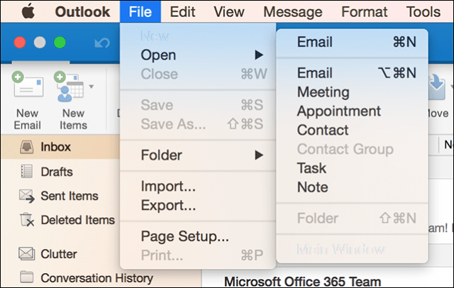 How To Use The New Full Screen View In Outlook For Mac