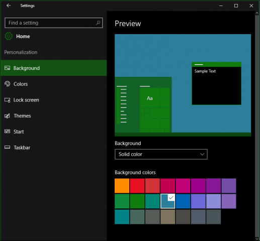 Update Windows 10 Colors in Personalization Settings - 9