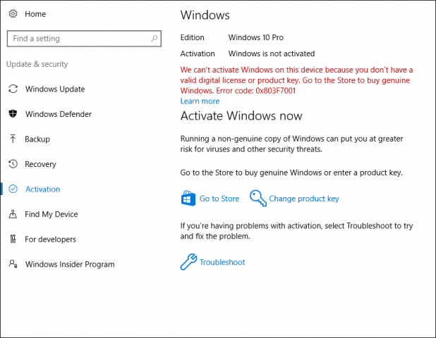 Use a Digital License to Manage and Activate Windows 10 Anniversary Update - 65