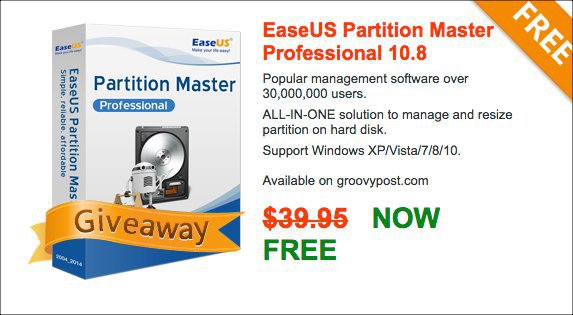 48 Hour Free Giveaway   EaseUS Partition Master Professional - 61