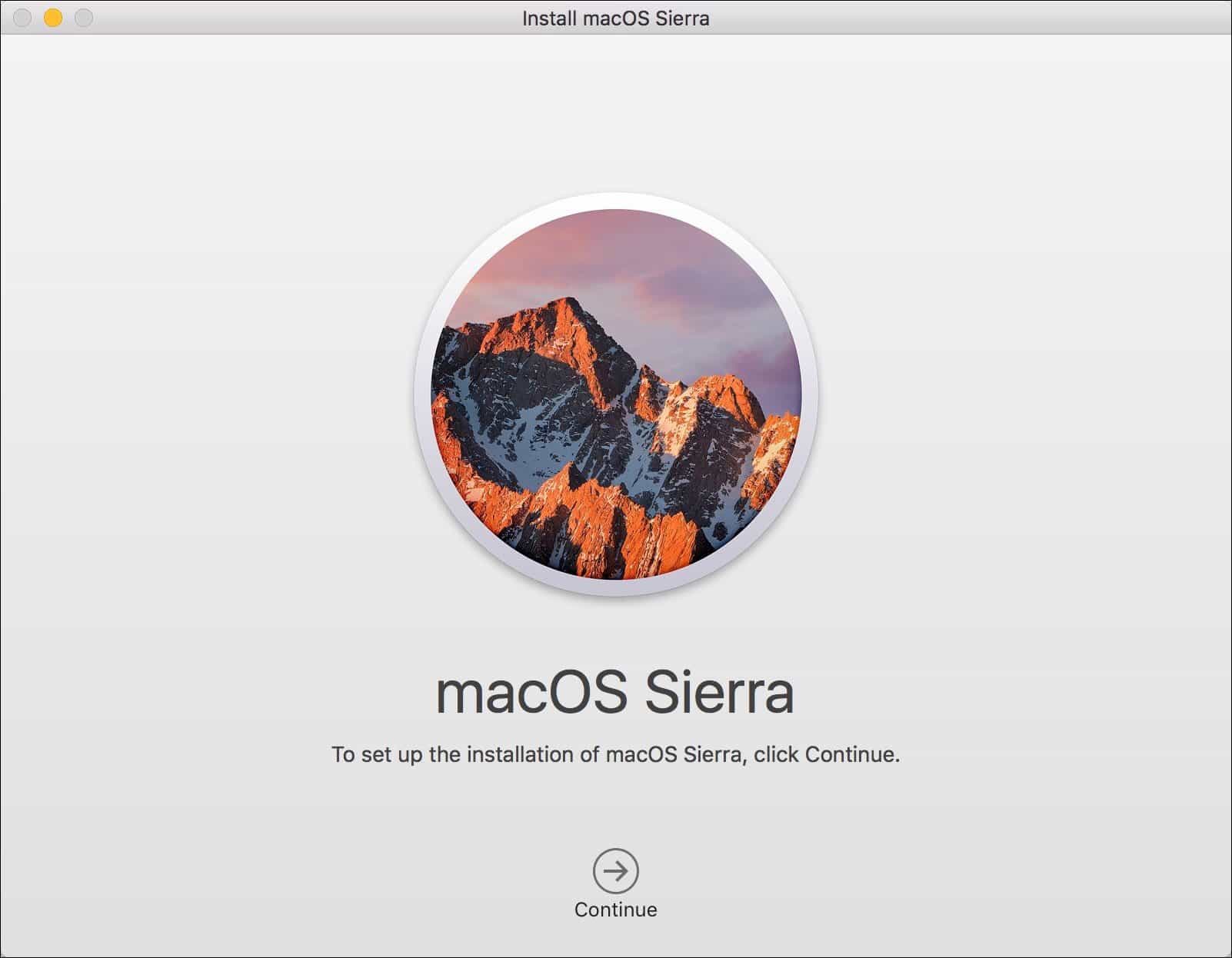 install sierra mac