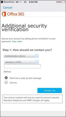 How to Enable Two Factor Authentication for Microsoft Office 365 - 14