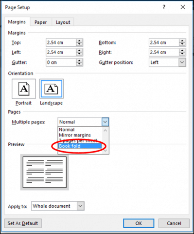 How Do I Print A Booklet In Word For Mac 2016