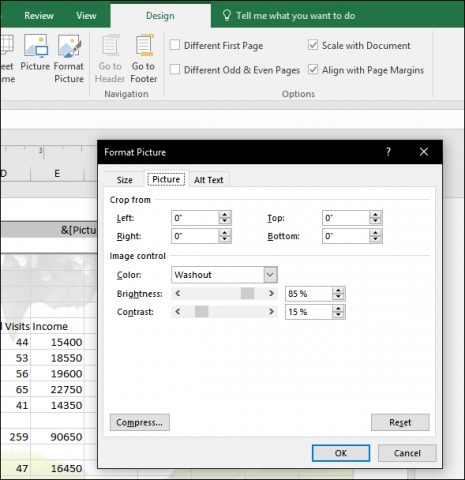 How to Add a Watermark Spreadsheets in Excel - 71