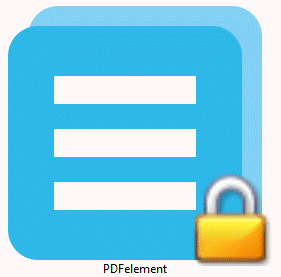 pdfelement lock icon