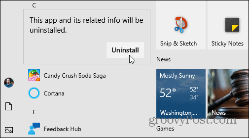 Block Users from Uninstalling Apps from the Windows 10 Start Menu - 30