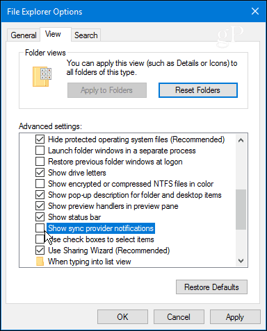 How to Stop Ads from Displaying in Windows 10 File Explorer - 12