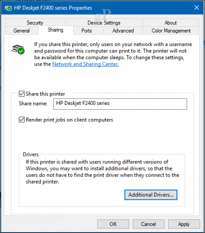 How to Share a Printer in Windows 10 - 89