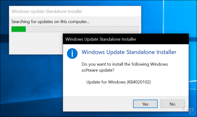 Manually Install Cumulative Updates and Virus Definitions on Windows 10 - 9