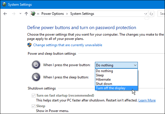 How to Customize What the Power Button Does on Windows 10 - 58