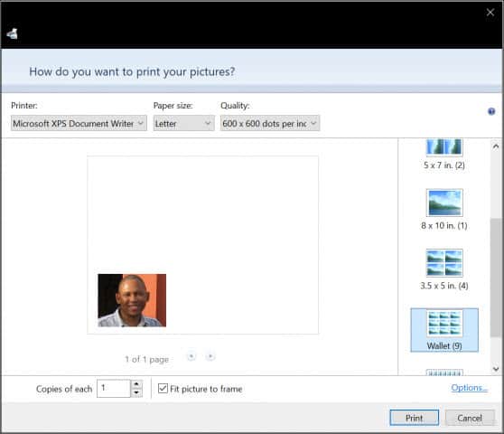 How To Print Passport Photos In Windows 10