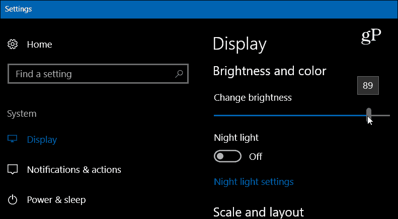 Add a Slider to Change Your Display Brightness in Windows 10 - 71