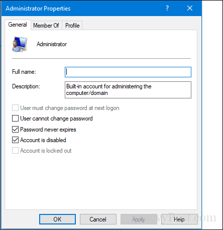 Enable Or Disable The Built In Administrator Account In Windows 10 - command for removing admin roblox