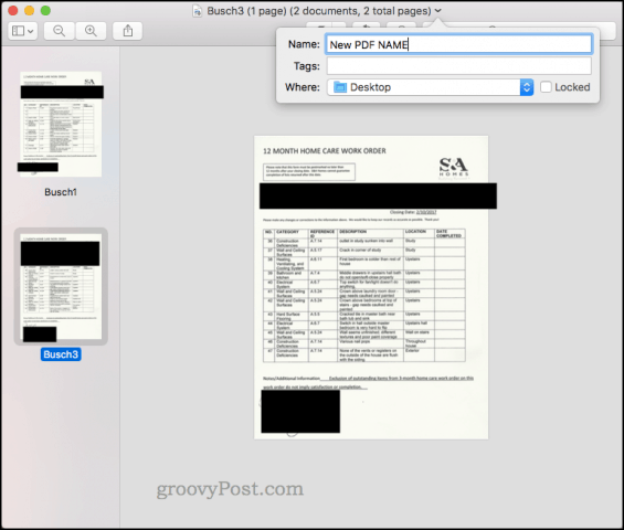 groovyTip  How to Combine PDFs in macOS using Preview - 35