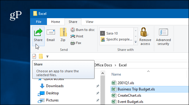 Transfer Files to Other PCs with Nearby Sharing in Windows 10 1803 - 1