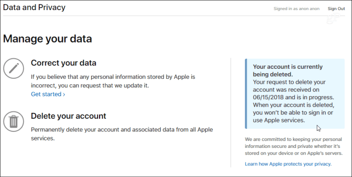How to Delete Your Apple ID via the New Data and Privacy Portal - 20