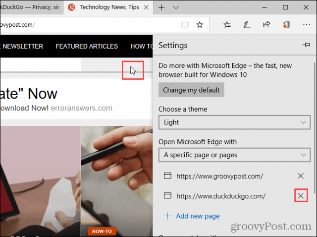 How to Open the Same Set of Web Pages Every Time You Start Your Browser