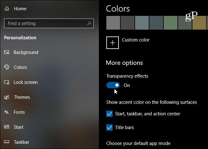 Make Scrollbars Always Show and Disable Transparency in Windows 10 - 77