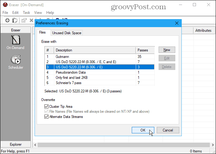 Securely Delete Files in Windows