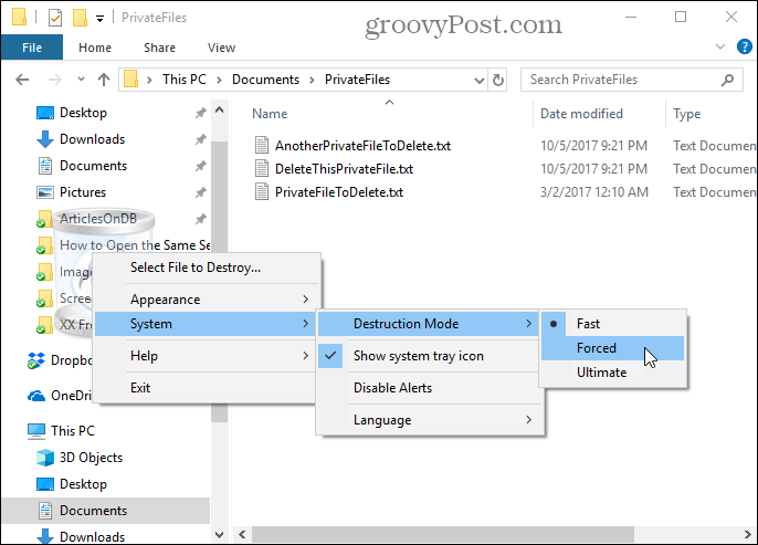 Securely Delete Files in Windows