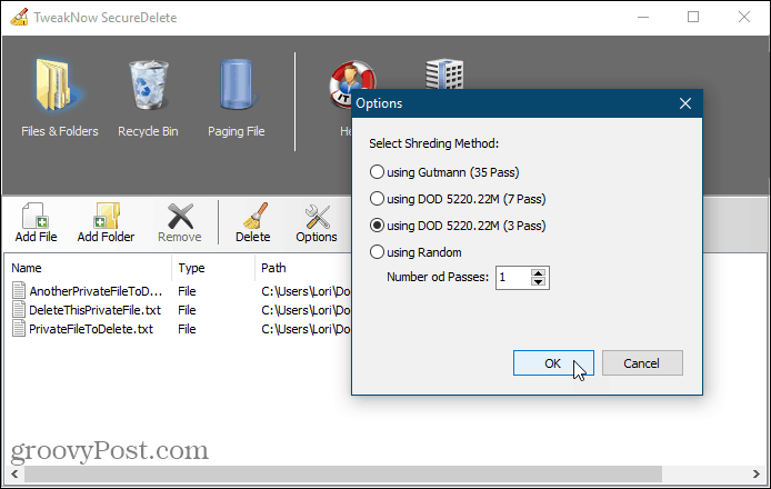 secure erase files windows