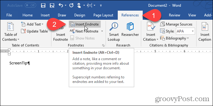 How to Work With ScreenTips in Microsoft Word - 27