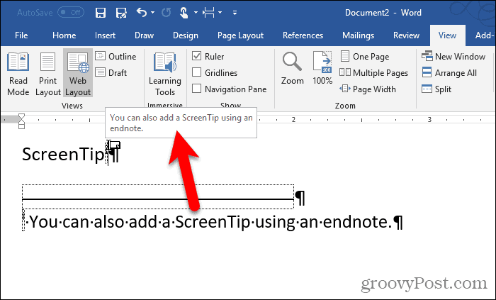 How to Work With ScreenTips in Microsoft Word - 18