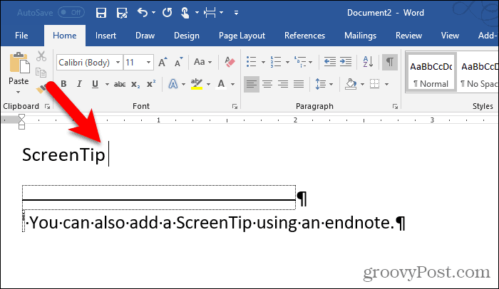 How to Work With ScreenTips in Microsoft Word - 50